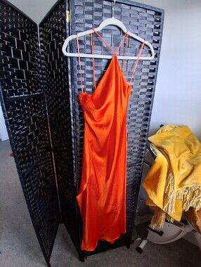 Zara Satin Halter Dress